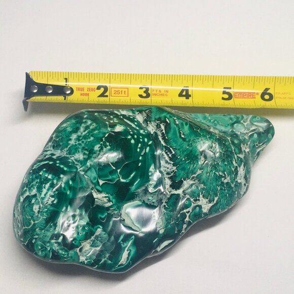 Polished Chatoyant Malachite >2 lbs - Picture 10 of 13